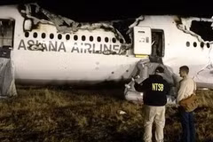 Video máy bay của Asiana Airlines "hạ cánh" kinh hoàng
