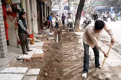 Từ 2/6 đến hết tháng 10/2010, các tuyến phố nội thành sẽ không ngổn ngang như thế này nữa. (Nguồn: Internet)
