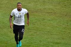 Jerome Boateng ăn mừng bàn thắng mở tỷ số cho Đức trước Slovakia. (Nguồn: AFP/TTXVN)