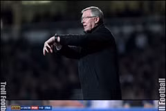 Cử chỉ giống nhau đến bất ngờ của Ronaldo và Sir Alex. (Nguồn: Getty)