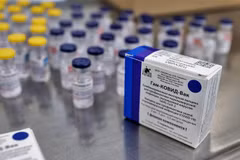 Vaccine Sputnik V phòng COVID-19 của Nga. (Ảnh: THX/TTXVN)