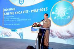 Phó Giáo sư, Tiến sỹ Lương Ngọc Khuê, Cục trưởng Cục Quản lý Khám, chữa bệnh, Bộ Y tế, phát biểu. (Ảnh: TTXVN phát)