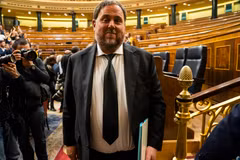 Cựu Phó Thủ hiến xứ Catalonia Oriol Junqueras tại cuộc họp Quốc hội Tây Ban Nha ở Madrid ngày 21/5/2019. (Ảnh: AFP/TTXVN)