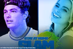 Taylor Fritz (trái) và Addison Rae đã vô địch giải quần vợt trực tuyến Stay At Home Slam. (Nguồn: atptour.com)