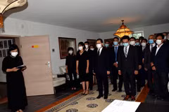Trang trọng Lễ viếng nguyên Tổng Bí thư Lê Khả Phiêu tại Thụy Sĩ, Đức