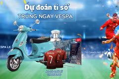Dự đoán tỷ số EURO - Sở hữu ngay xe Vespa cùng Adayroi