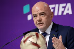Chủ tịch Liên đoàn Bóng đá Thế giới (FIFA) Gianni Infantino. (Ảnh: AFP/TTXVN)