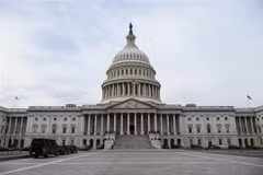 Tòa nhà Quốc hội Mỹ tại Washington, DC. (Ảnh: AFP/TTXVN)
