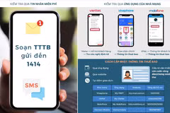 [Infographics] Hướng dẫn cách kiểm tra thông tin thuê bao di động
