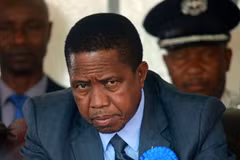 Cựu tổng thống Zambia Edgar Lungu. (Nguồn: AFP)