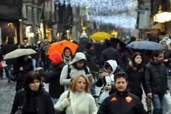Không khí Giáng sinh ở Roma. (Ảnh: Ngự Bình/Vietnam+)