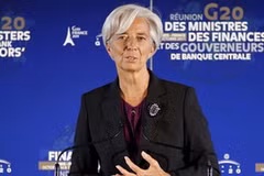 Tổng Giám đốc IMF Christine Lagarde cuộc họp. (Nguồn: Reuters)