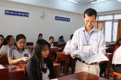 Thí sinh dự thi trung học phổ thông quốc gia. (Ảnh: Công Mạo/TTXVN)