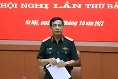 Đại tướng Phan Văn Giang. (Ảnh: Hồng Pha/TTXVN phát)