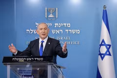 Thủ tướng Israel Benjamin Netanyahu. (Ảnh: THX/TTXVN)