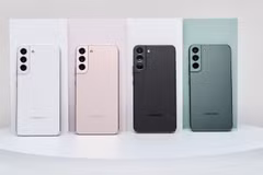 Các mẫu điện thoại của Samsung. (Nguồn: Yonhap)