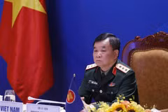 Thượng tướng Hoàng Xuân Chiến, Thứ trưởng Bộ Quốc phòng. (Ảnh: Dương Giang/TTXVN) 