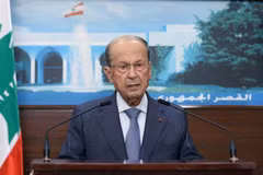 Tổng thống Liban Michel Aoun. (Ảnh: AFP/TTXVN) 