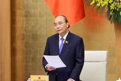 [Photo] Thủ tướng Nguyễn Xuân Phúc chủ trì phiên họp Chính phủ tháng 3