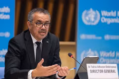 Tổ chức Y tế thế giới (WHO) Tedros Adhanom Ghebreyesus. (Ảnh: AFP/TTXVN) 