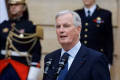Tân Thủ tướng Pháp Michel Barnier. (Ảnh: THX/TTXVN)