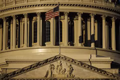 Tòa nhà Quốc hội Mỹ ở Washington, DC. (Ảnh: AFP/TTXVN) 