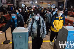 Người dân Trung Quốc bắt đầu về quê ăn Tết. (Nguồn: Globaltimes) 