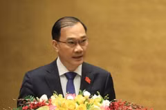 Chủ nhiệm Ủy ban Kinh tế của Quốc hội Vũ Hồng Thanh trình bày Báo cáo thẩm tra kết quả thực hiện kế hoạch phát triển kinh tế - xã hội năm 2020 và 5 năm 2016-2020, dự kiến kế hoạch phát triển kinh tế - xã hội năm 2021, mục tiêu chủ yếu và một số nhiệm vụ, 