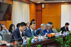 Các hoạt động xúc tiến thương mại tạo cơ hội cho doanh nghiệp kết nối khách hàng, mở rộng thị trường. (Ảnh: Đức Duy/Vietnam+)