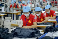 Xanh hóa trong các quy trình sản xuất được nhân rộng tại Tổng Công ty May 10. (Ảnh: Đức Duy/Vietnam+)