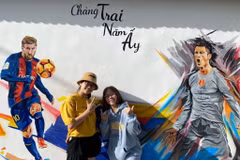 [Photo] Khám phá vẻ đẹp của làng bích họa Hòn Thiên 
