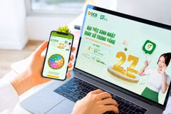OCB tung ưu đãi cho khách hàng gửi tiết kiệm trực tuyến trên OCB OMNI. (Ảnh: PV/Vietnam+)