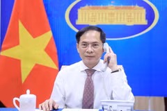 Bộ trưởng Bộ Ngoại giao Bùi Thanh Sơn. (Ảnh: Lâm Khánh/TTXVN)