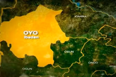 Vị trí bang Oyo, tây nam Nigeria. (Nguồn: channelstv)