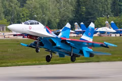 Một máy bay chiến đấu Su-27 của Nga. (Nguồn: su27flankerfamily.wordpress.com)