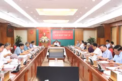Quang cảnh Kỳ họp thứ 29 Ủy ban Kiểm tra Trung ương. (Ảnh: Phương Hoa/TTXVN)