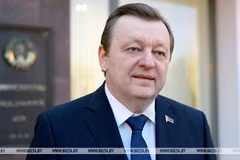 Ngoại trưởng Belarus Sergei Aleinik. (Nguồn: Belta)