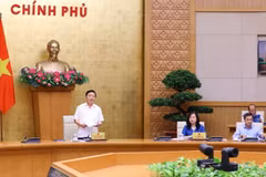 Phó Thủ tướng Trần Hồng Hà phát biểu chỉ đạo. (Ảnh: Văn Điệp/TTXVN)