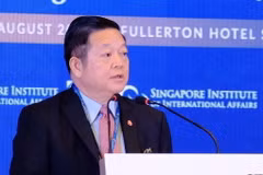 Tổng Thư ký ASEAN Kao Kim Hourn. (Ảnh: Lê Dương/TTXVN)