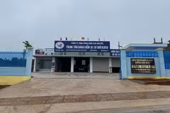Trung tâm Đăng kiểm 81-05D tại Gia Lai. (Ảnh: TTXVN phát)