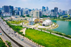 Toàn cảnh cung thiếu nhi hiện đại ở Thủ đô sau gần hai năm thi công