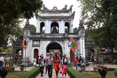 Văn Miếu-Quốc Tử Giám. (Ảnh: Quốc Khánh/TTXVN)