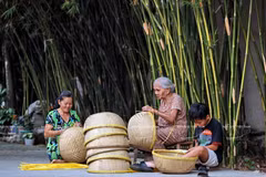 [Photo] Hồi sinh một làng nghề đan lát truyền thống tại Củ Chi