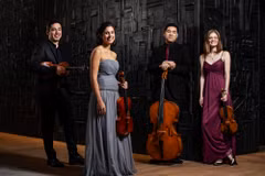 Đây là lần đầu tiên tứ tấu đàn dây nổi danh của Mỹ Vera Quartet lưu diễn tại Việt Nam. (Ảnh: BTC)