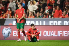 Ronaldo và đồng đội sẽ phải đá play-off tranh vé dự World Cup 2022. (Nguồn: Marca)