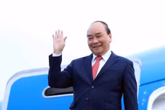 Chủ tịch nước Nguyễn Xuân Phúc thăm cấp Nhà nước tới Đại Hàn Dân Quốc từ ngày 4-6/12. (Ảnh: Thống Nhất/TTXVN)