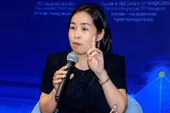 Bà Thảo Nguyễn - chuyên gia M&A chủ chốt tại Ban Kết nối Xúc tiến Đầu tư, thuộc Cộng đồng M&A Việt Nam đồng thời là CEO Công ty INMERGERS. (Ảnh: Nguyễn Văn Cảnh/TTXVN)