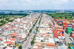 Một góc thành phố Dĩ An, tỉnh Bình Dương. (Nguồn: TTXVN)