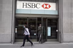 HSBC cho biết lợi nhuận trong quý I/2021 đã tăng gấp hơn hai lần nhờ việc tái cơ cấu và chuyển hướng hoạt động sang thị trường châu Á. (Nguồn: wsj.com)