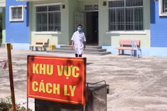 Khu vực cách ly bệnh nhân mắc COVID-19. Ảnh minh họa. (Ảnh: Phan Sáu/TTXVN)